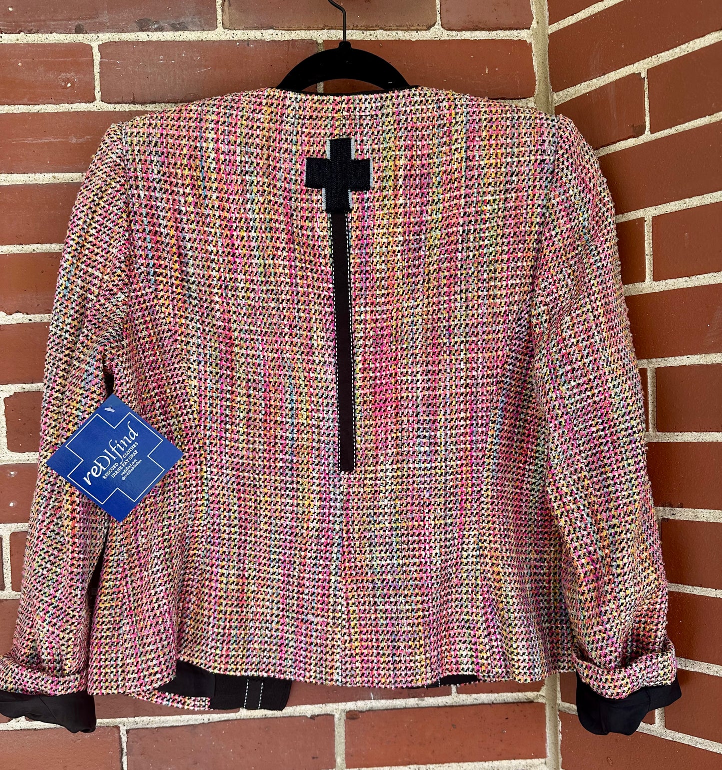Colorful Zip Up Blazer