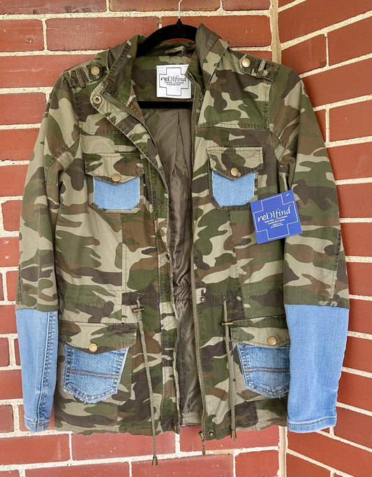 Camo Denim Jacket