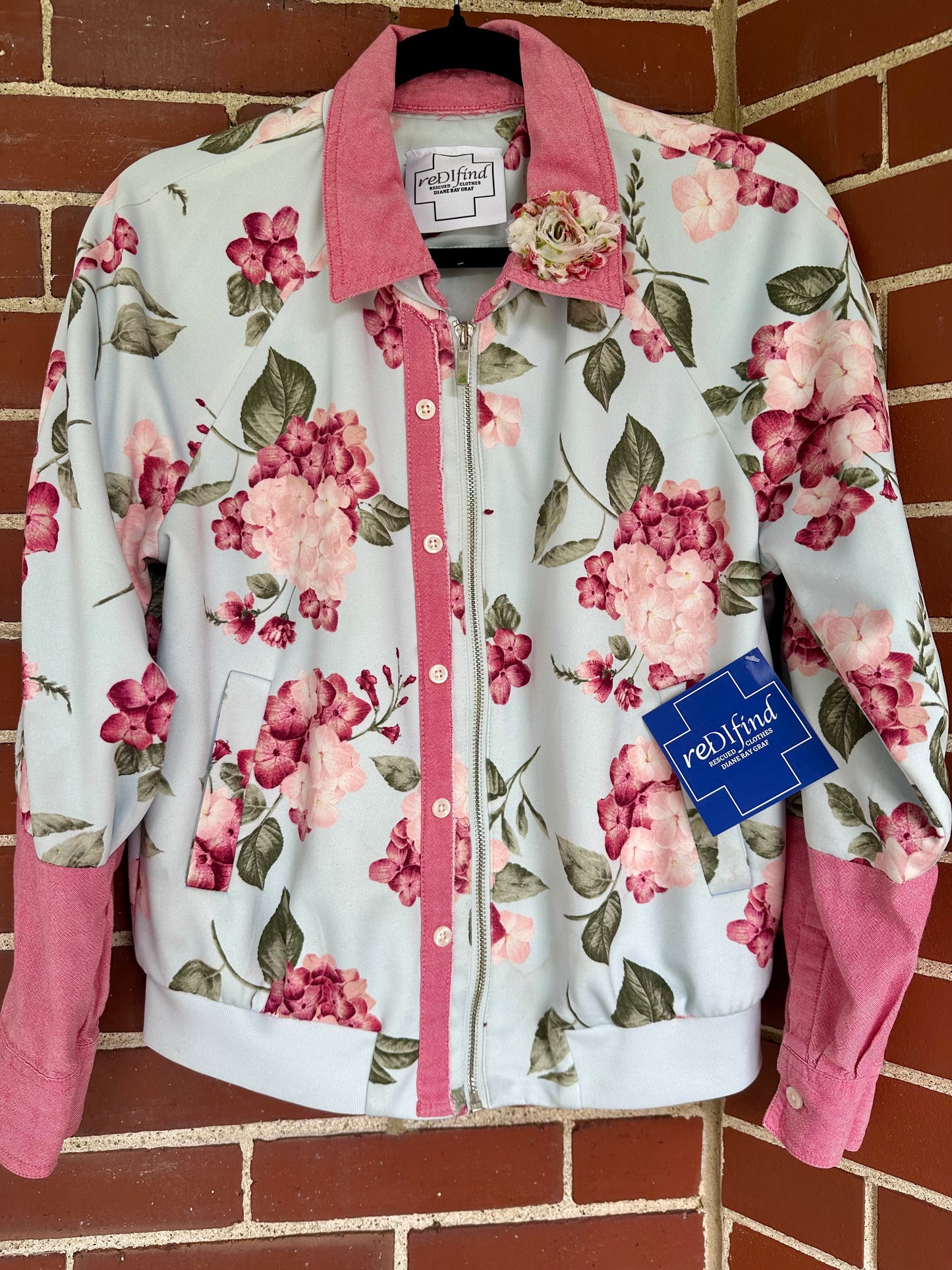 floral bomber jacket